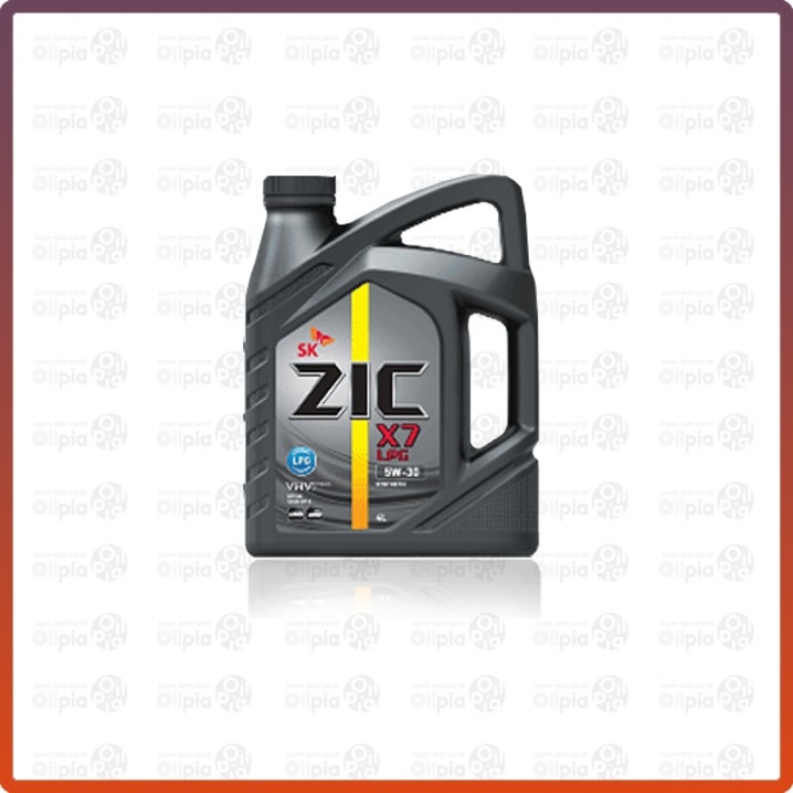 ZIC X7 LPG 5W30 4L 엔진오일, 1개, X7 LPG 5W30 4L