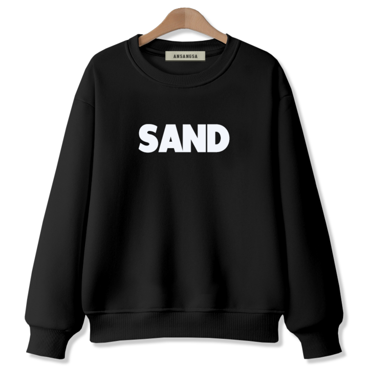 [ANSANGSA] 샌드 남녀공용 맨투맨 스웨트셔츠