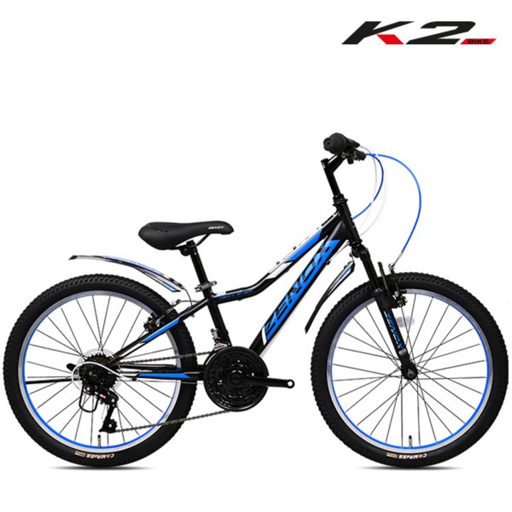 2025 케이투바이크 MTB 자전거 레이브SF 22인치 주니어 초등학생 21단 시마노 변속레버 미조립