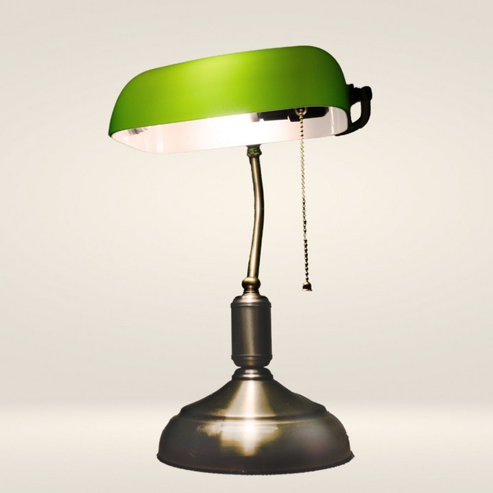 [아토조명] 빈티지 뱅크 단스탠드 엔틱 침대협탁 무드등 조명