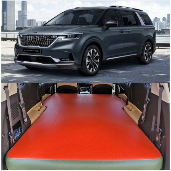 에어포스 4세대 카니발 차량 전용 맞춤 차박매트 올뉴카니발 더뉴카니발 에어매트 KA4 차량침대