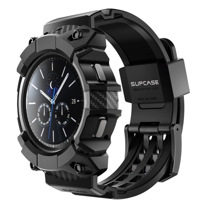 SUPCASE 갤럭시 워치4 클래식 46mm 러기드 일체형 보호 스트랩 밴드
