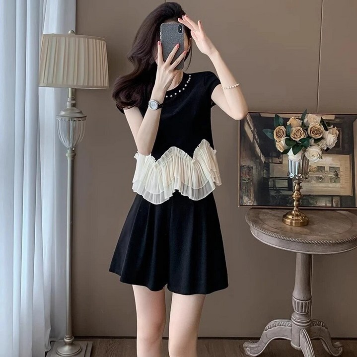 PINK LITCHI 여성 세련된 정장 여름 반팔 블라우스 반바지 오피스룩 상하세트 NU16