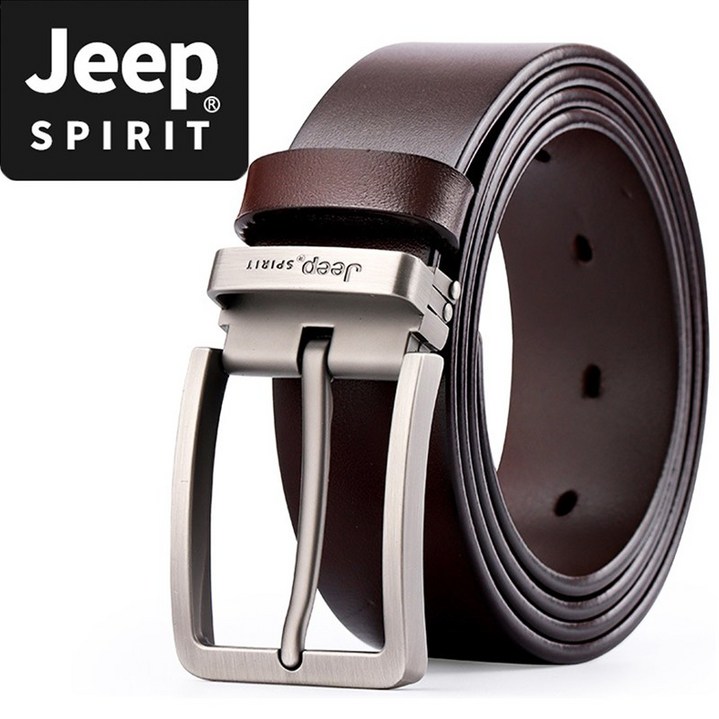 JEEP SPIRIT 캐주얼 프리미엄 소가죽 벨트