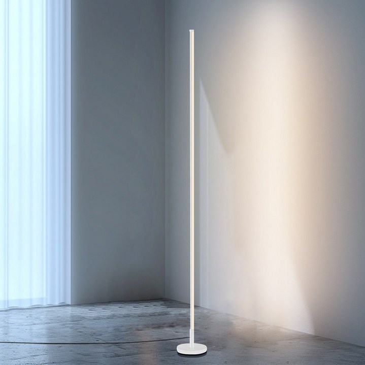 LED 북유럽 플로어 장스탠드 조명 거실등 3년AS, 화이트