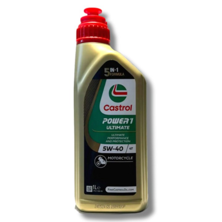 캐스트롤 파워원 얼티메이트 4T 5W40 1LX12EA, 100 합성유, 1박스, 파워원 얼티메이트 5W40