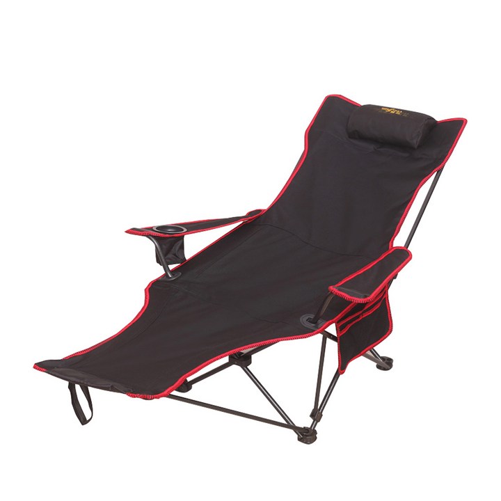 캠핑리클라이너 캠퍼라이프 릴렉스 접이식 캠핑 의자 일체형, 1개, 블랙