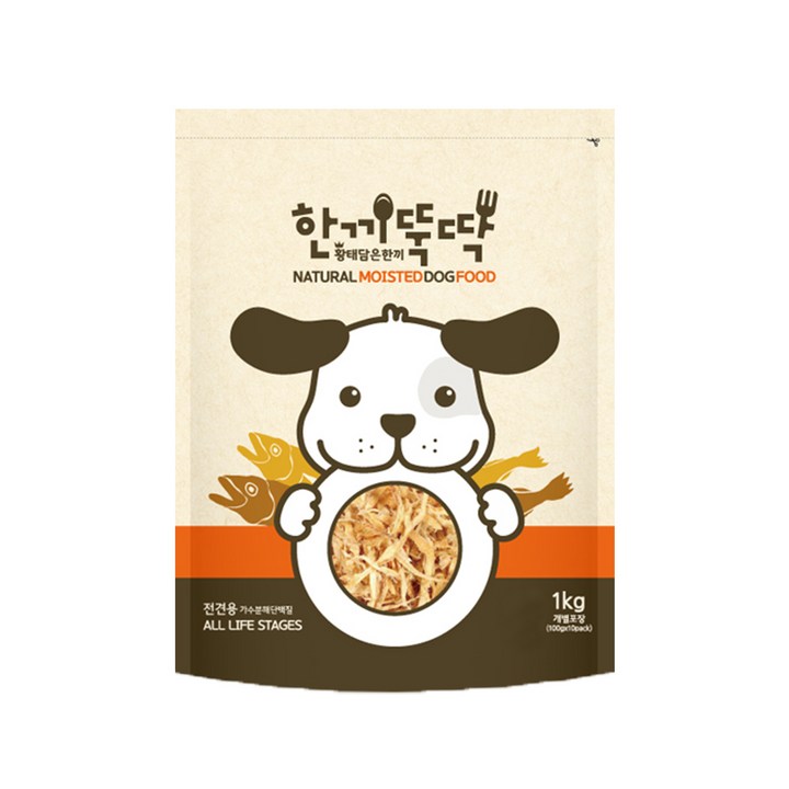 한끼뚝딱 전연령용 황태와 소고기 소프트사료