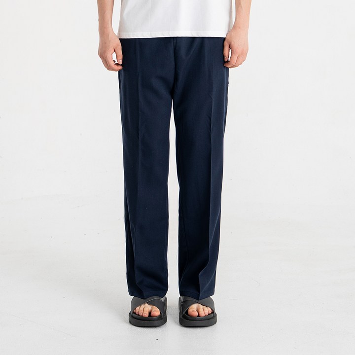 맨투고 남성용 릴렉스핏 밴딩 슬랙스