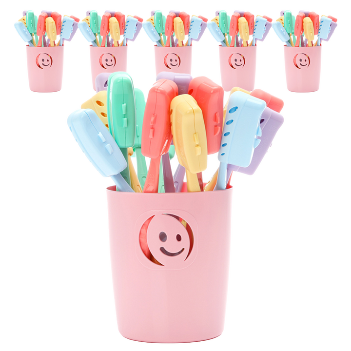 왕타 칫솔 10p + 커버 10p + 걸이 5p + 바스켓 랜덤 발송, 6세트