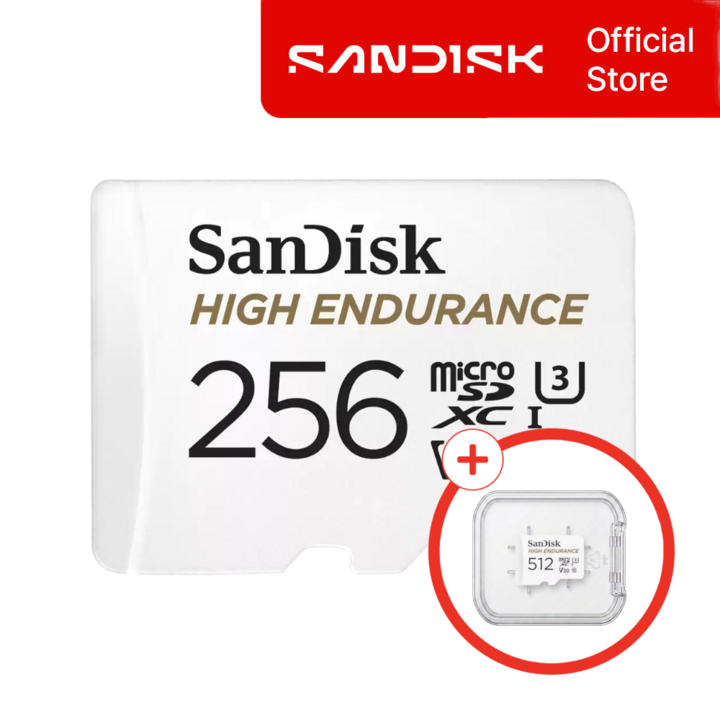 샌디스크 공식스토어 MicroSD 하이 엔듀런스 HIGH ENDURANCE +마이크로 전용 케이스 패키지