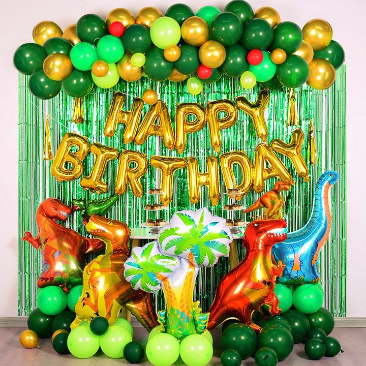 KC인증 공룡모음 풍선세트 생일축하 이벤트 장식세트 KC인증 공룡모음 풍선세트 생일축하 이벤트 장식세트