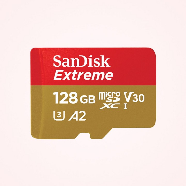 샌디스크코리아 공식인증정품     마이크로 SD카드 SDXC Extreme 익스트림 QXAA 128GB