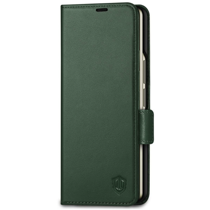 쉴드온(Shieldon) 삼성 갤럭시 Z 폴드4 (Z Fold 4) 5G 고급 천연 소가죽 지갑형 휴대폰 케이스 - 투데이밈