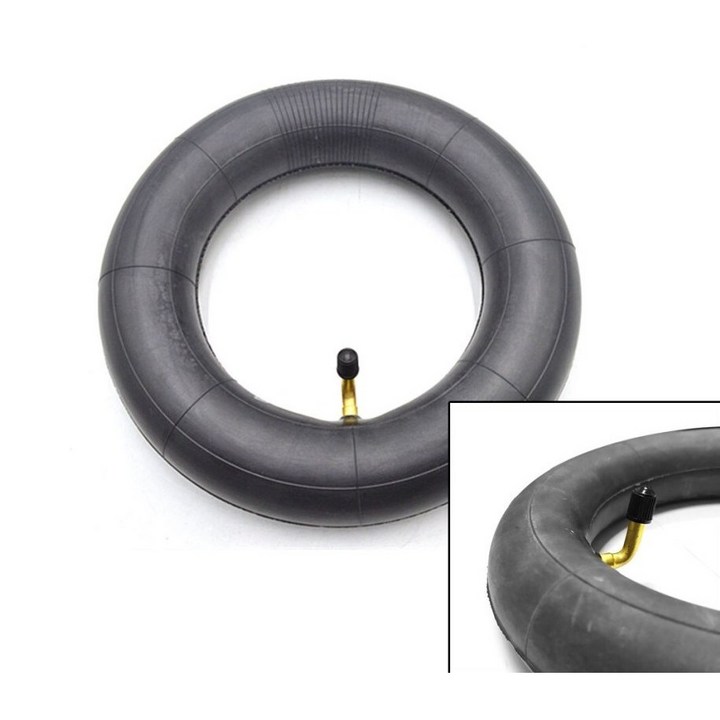 전동킥보드 튜브 10인치 튜브 10X2.5  광폭타이어용 튜브주입구90도