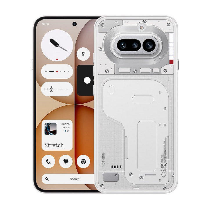 낫싱 Phone (4a) 12+256GB 케이스 포함 휴대폰 3.5배 광학줌 4K 동영상 NFC, 256GB, 화이트