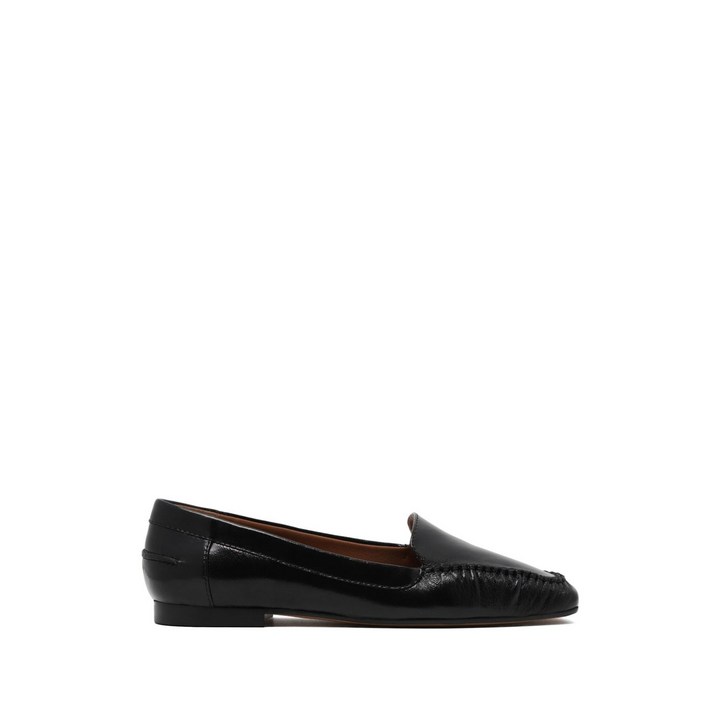 폴리니 scallop-trim leather loafers