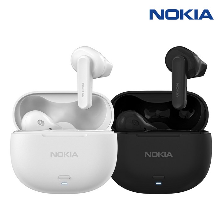 노키아 Go Earbuds2 블루투스5.2 이어폰 TWS122, 블랙, 블랙TWS122BK 노키아 Go Earbuds2 블루투스5.2 이어폰 TWS122, 블랙, 블랙TWS122BK