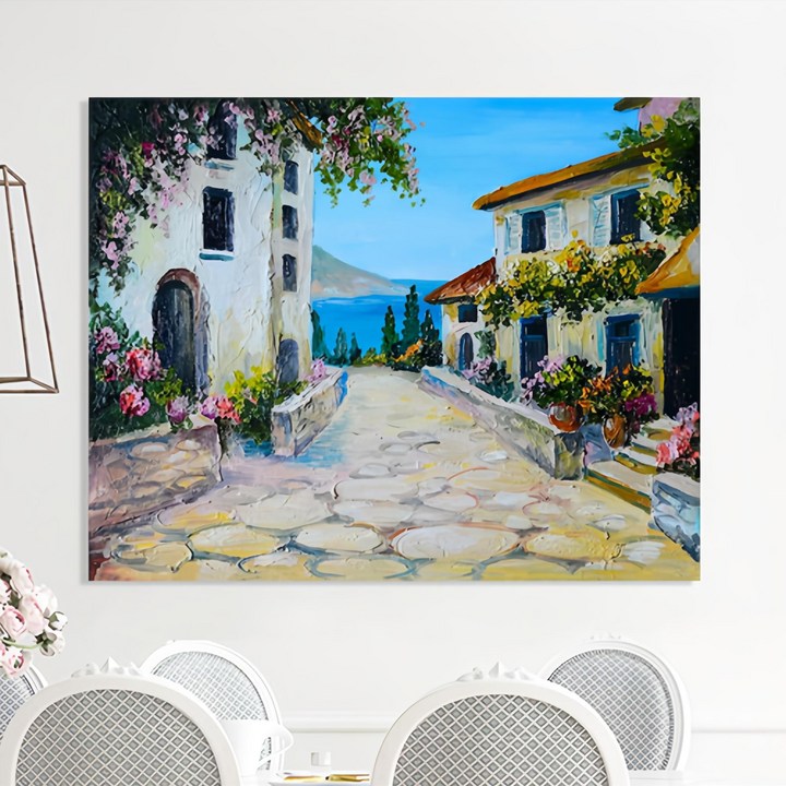 세잔느화실 캔버스액자226.지중해3