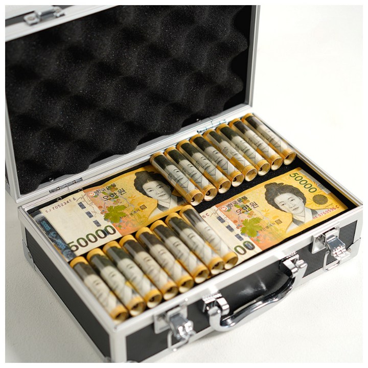 007 용돈 박스 현금 용돈 봉투 이벤트 부모님 칠순 추석 선물, 실버, 1개