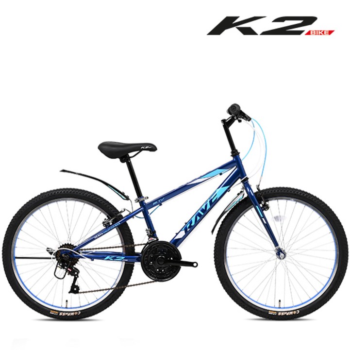 K2BIKE MTB자전거 KMT24GS 24인치 21단 MTB 자전거, KMT24GS(레이브) 네이비 미조립