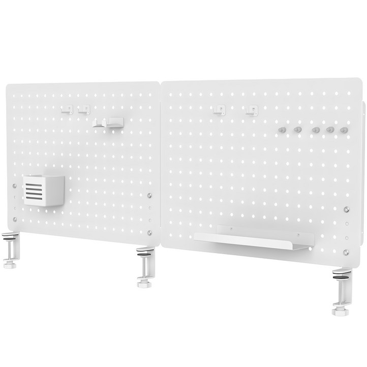 카멜마운트 다용도 타공 파티션 1160x501mm, 1개, 화이트