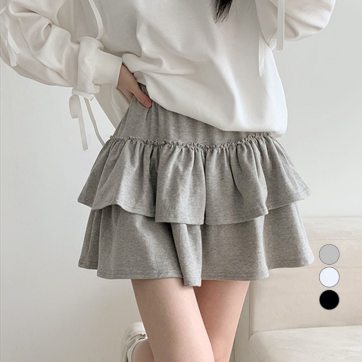 라라온 여성용 순면 캉캉 미니스커트 TSP351