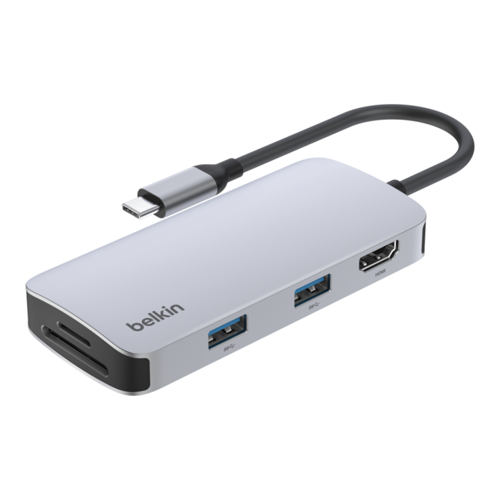 벨킨  USB C 5in1 멀티 포트 허브 어댑터 AVC007fqSGY V2