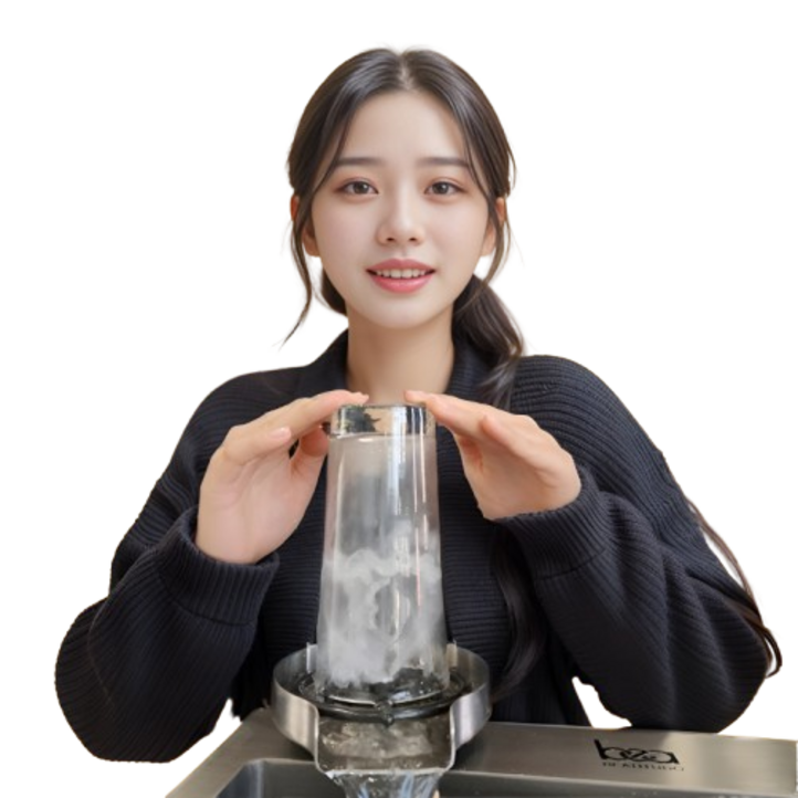 베아티투도 자동 고압 컵 세척기 스테인리스 + 드릴커터 세트