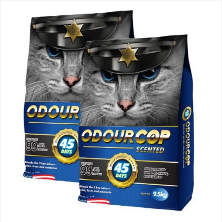 오더캅 씬티드 벤토나이트 고양이 모래