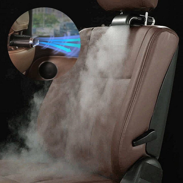 폭포수 냉기샤워 에어서큘레이터 차량용 헤드레스트 선풍기