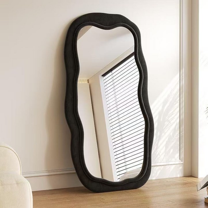 비정형 웨이브 전신거울 예쁜 스탠드 벽걸이 거울