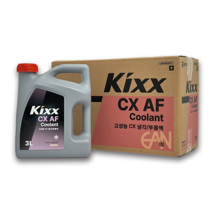 킥스 킥스CX 부동액 3L, 3개, 3L