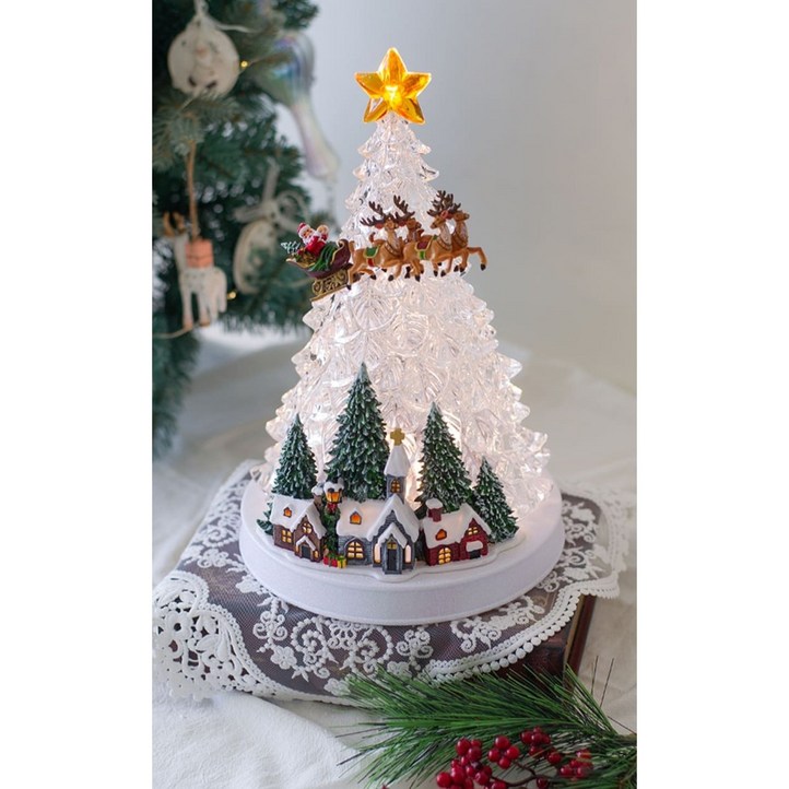 마쉬매리골드 크리스마스 아이스트리 오르골