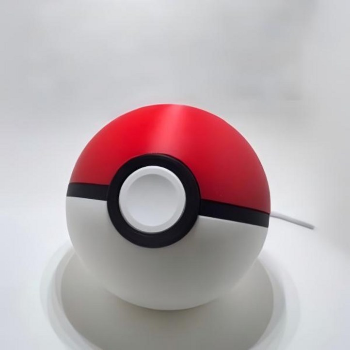 체리티 몬스터볼 애플워치 충전 스탠드, 1개, 레드화이트