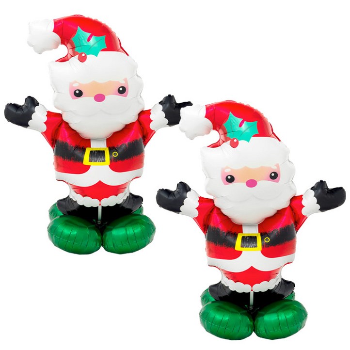 파티팡 크리스마스 XMAS 에어벌룬 메리산타 빅사이즈 대형 산타크로스풍선 산타풍선 90cm103cm 2개입, 1세트 파티팡 크리스마스 XMAS 에어벌룬 메리산타 빅사이즈 대형 산타크로스풍선 산타풍선 90cm103cm 2개입, 1세트