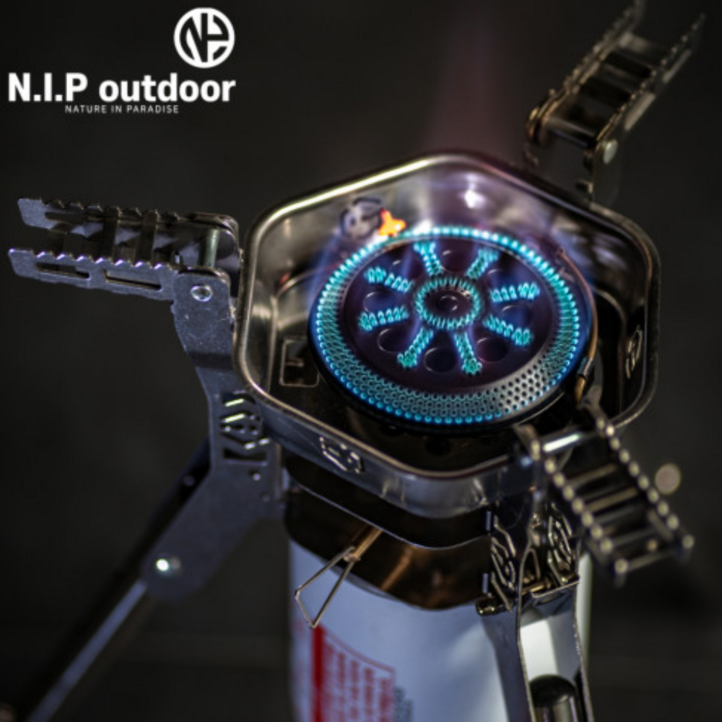 NIP 옥타곤 액출 고화력 캠핑 낚시 파워스토브