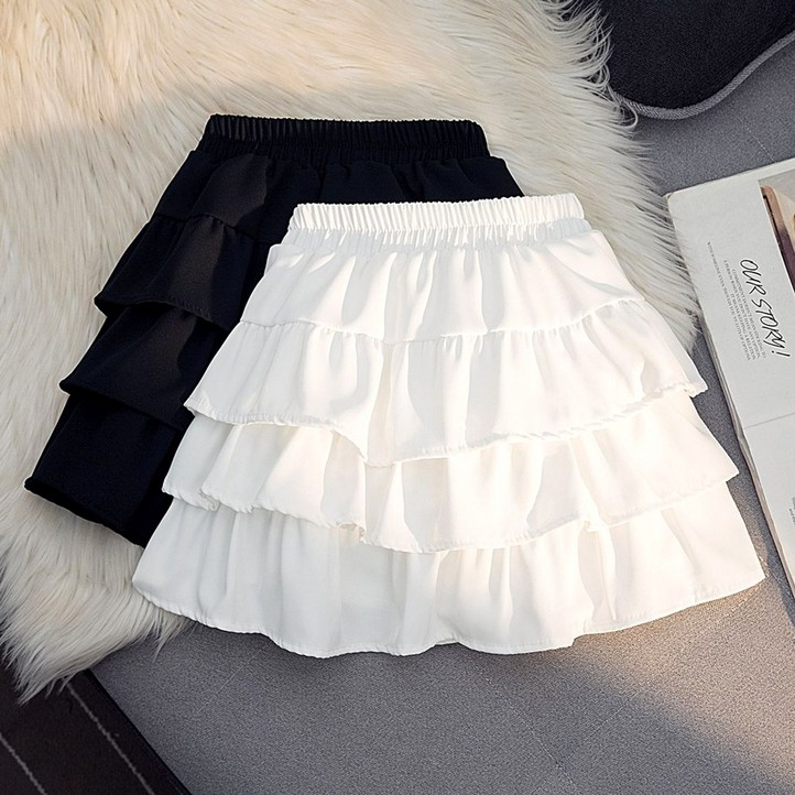 필소굿 여아캉캉스커트 벌룬치마 레이어드 샤스커트