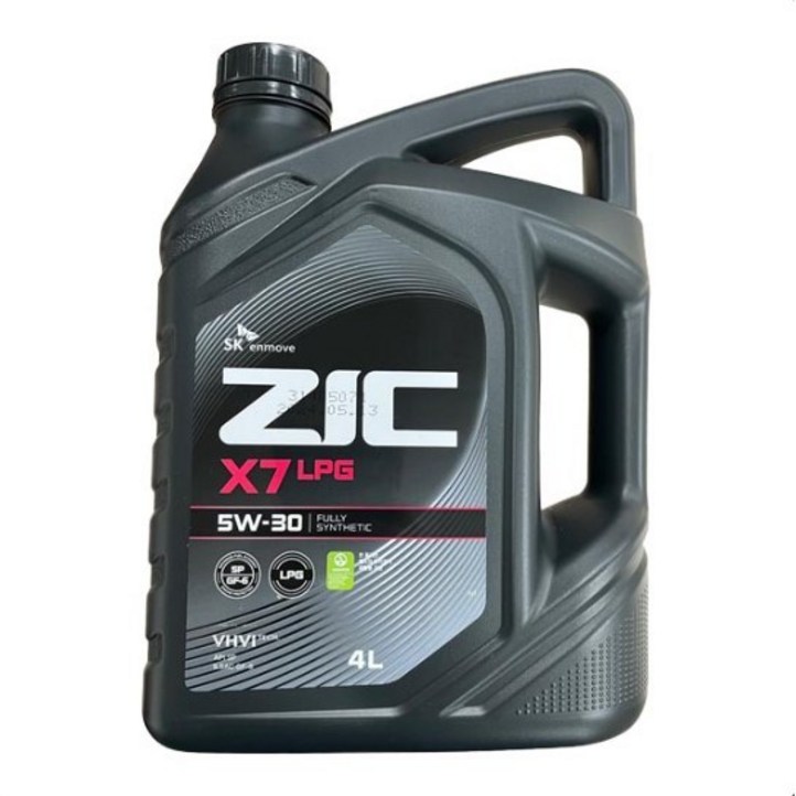 ZIC X7 LPG 5W30 4L 엔진오일