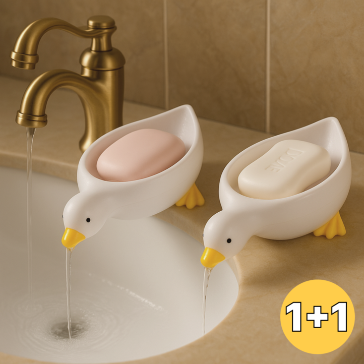 디오벨러 물빠짐 오리 비누 받침대