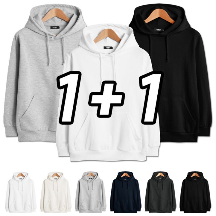 2장 세트 데일리 특양면 후드티 SCC5222PT