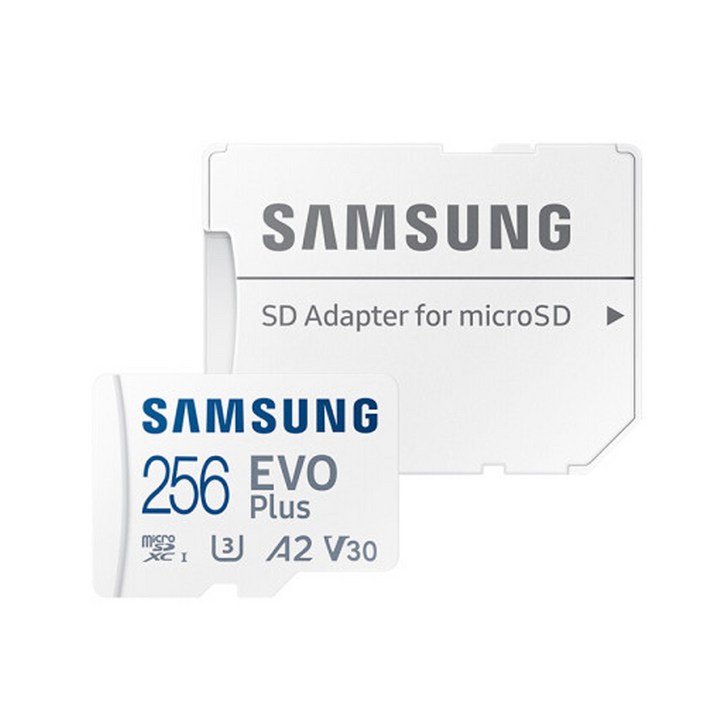 삼성전자 공식인증 정품 마이크로SD카드 EVO PLUS MB-MC256SA/KR
