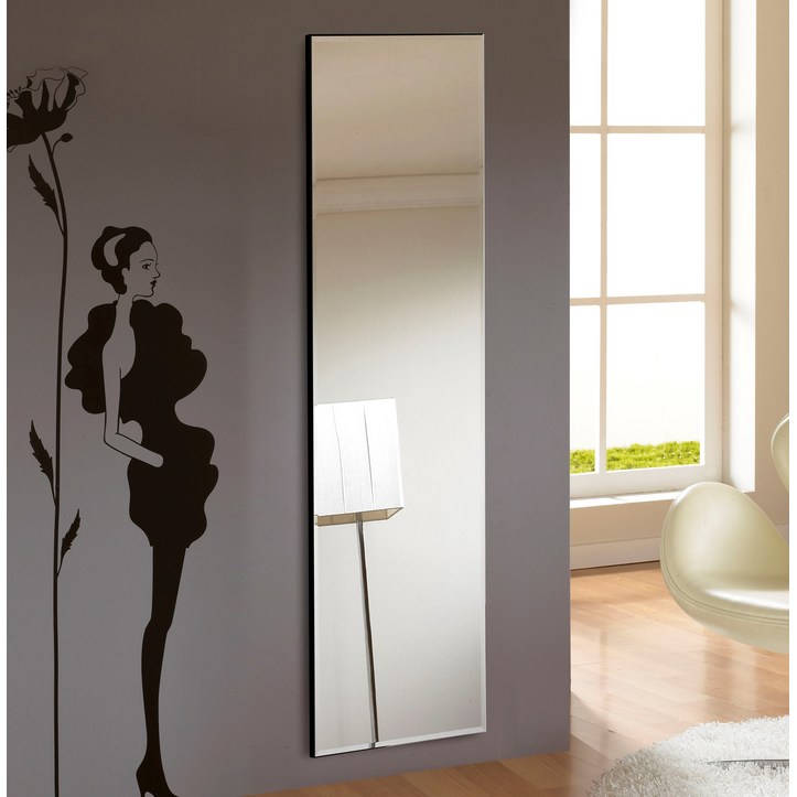 미소아이 심플 벽걸이 전신거울 400 x 1500 mm, 블랙 320567717