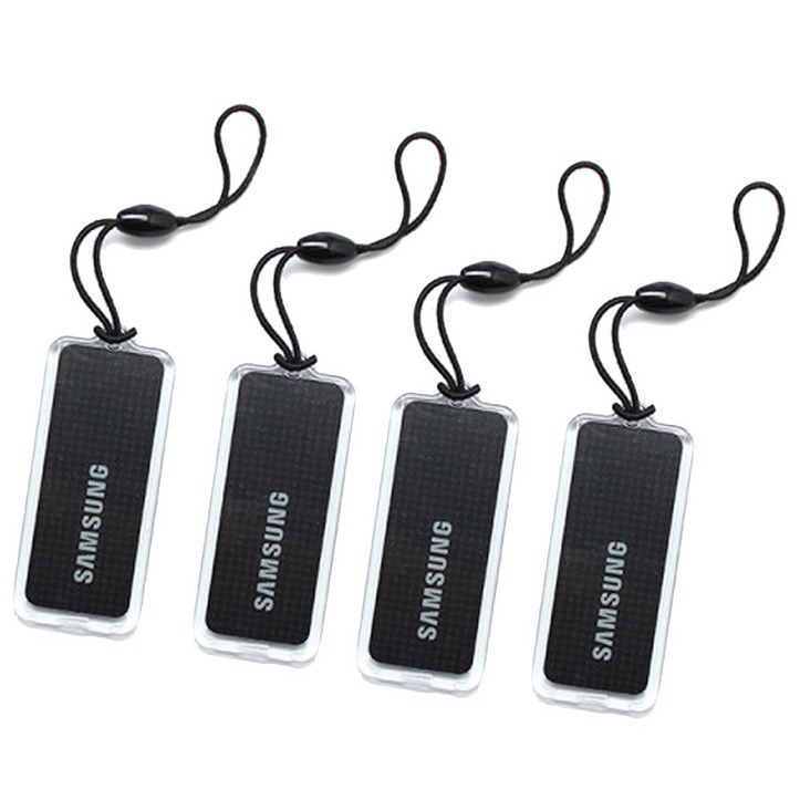 삼성SDS 도어락용 휴대폰걸이형 키 블랙, 단일 상품, 4개입 59375458