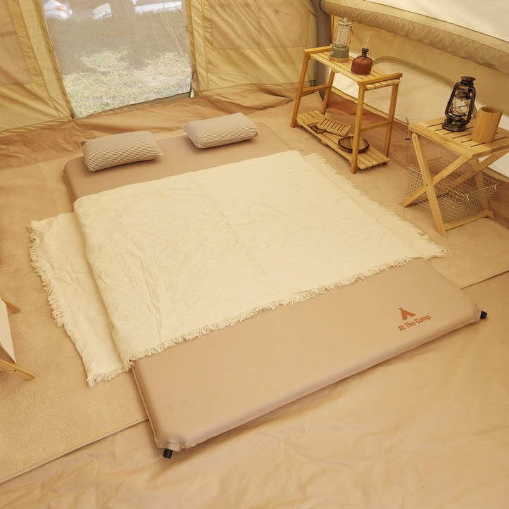 앳더캠프 캠핑 자충 에어매트 매트리스 텐트 이너 자동충전 - 쇼핑앤샵