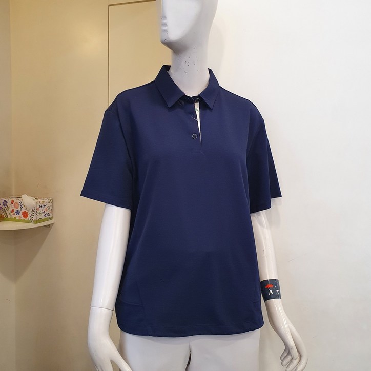 PAT 여성 여름 한정수량 앵커상품 제에리 변형 카라 티셔츠 1i45101 네이비