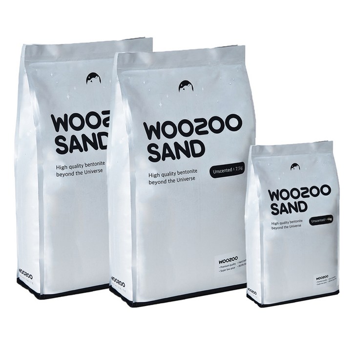 우주모래 응고형 대용량 벤토나이트 고양이 모래 7.5kg x 2p 4kg 세트, 1세트, 무향