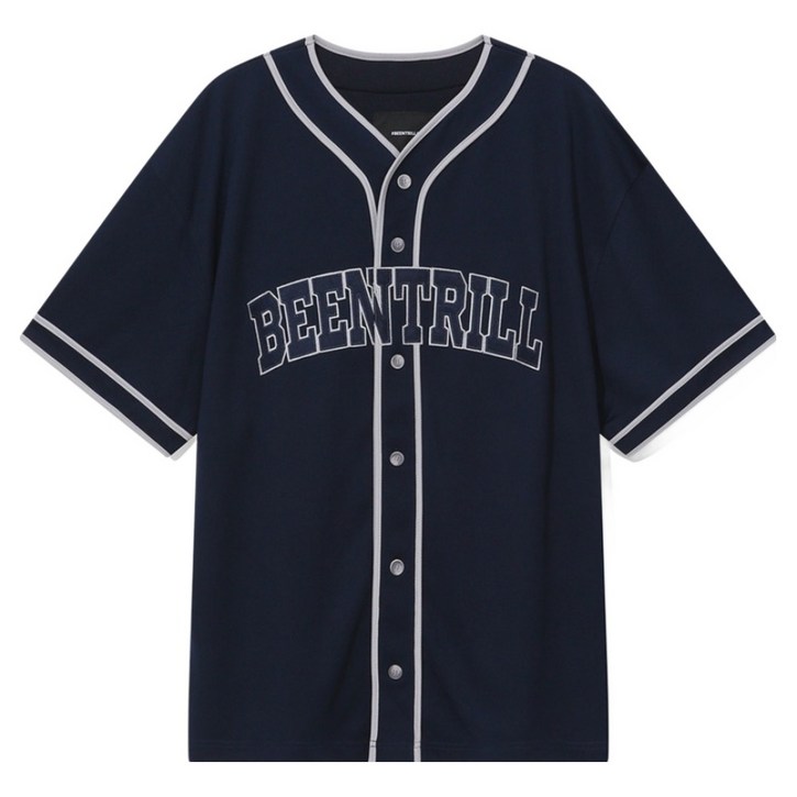 빈트릴 남녀공용 아플리케 베이스볼 져지 BA252TS018