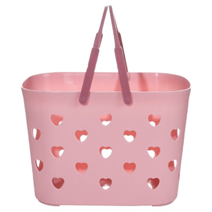 피어니스트 하트 깊은 욕실바구니 목욕 바스켓