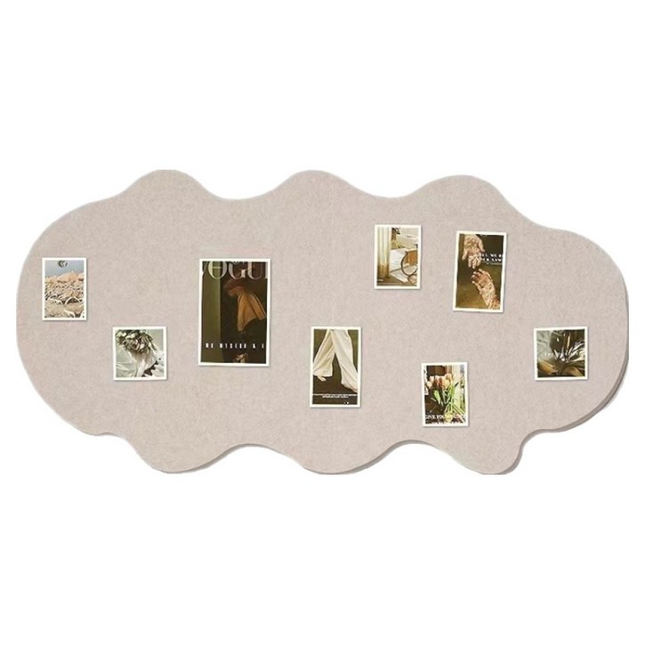 봄미르 구름모양 무타공 펠트보드 포토월 벽장식 인테리어소품